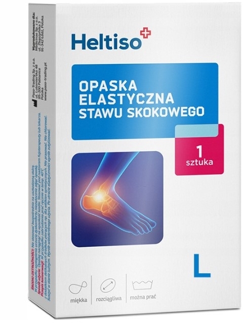 Heltiso Opaska stawu skokowego elastyczna L 1 sztuka