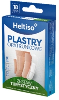 Heltiso Plastry-zestaw opatrunkowe turystyczny 18 szt.