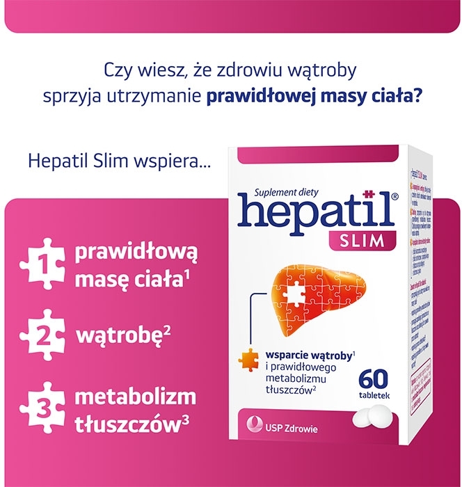 Hepatil Slim 60 tabletek Wielopak x 2