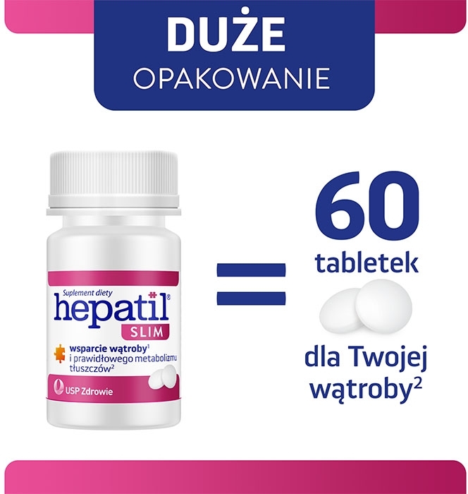 Hepatil Slim 60 tabletek Wielopak x 2