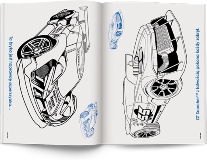 Hot Wheels. Kolorowanka z naklejkami 1 sztuka