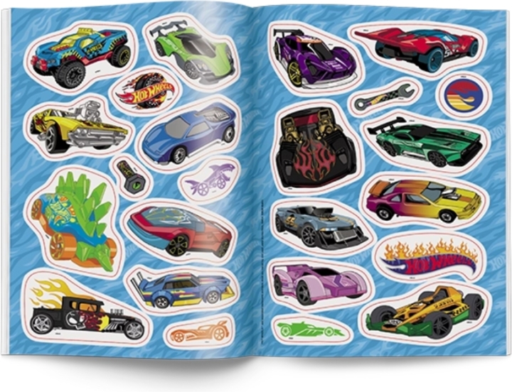 Hot Wheels. Kolorowanka z naklejkami 1 sztuka