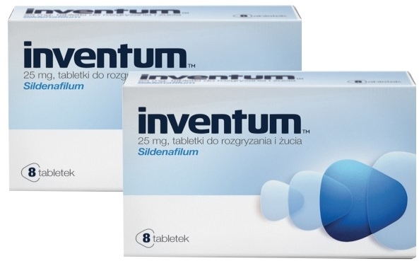 Inventum 25 mg 8 tabletek do rozgryzania i żucia Wielopak x2
