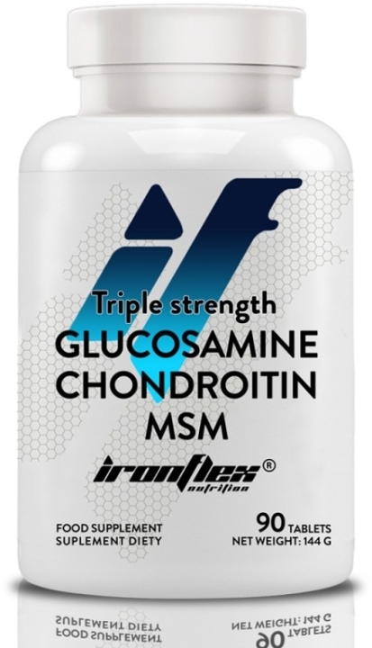 IronFlex Glucosamine Chondroitin MSM Triple 90 tabletek