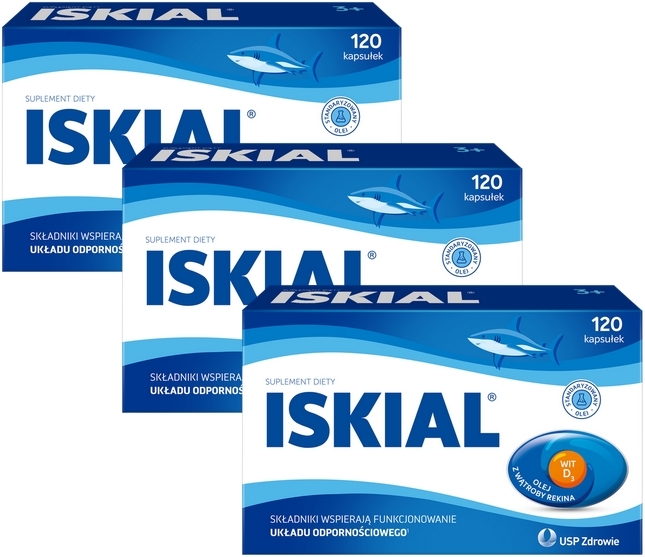 Iskial 120 kapsułek Wielopak x3