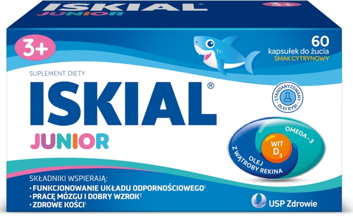 Iskial Junior 60 kapsułek do żucia