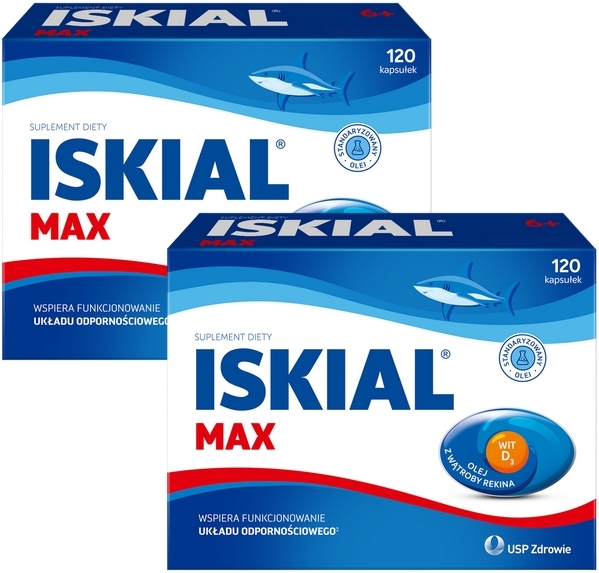 Iskial Max 120 kapsułek Wielopak x2
