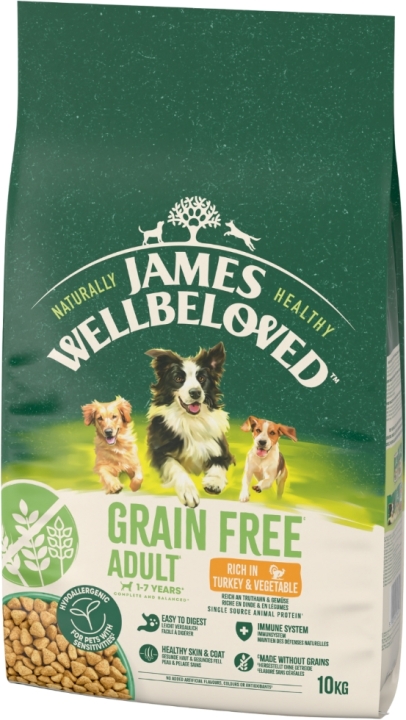 James Wellbeloved Adult karma dla psa indyk 10 kg