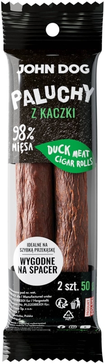 John Dog Paluchy dla psa z kaczki 98% 2 sztuki