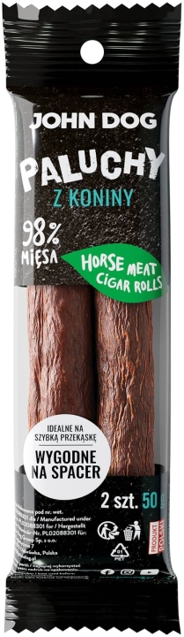 John Dog Paluchy dla psa z koniny 98% 2 sztuki