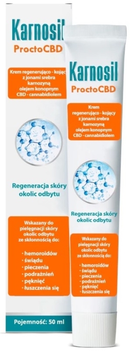 Karnosil ProctoCBD Krem regenerująco-kojący 50 ml