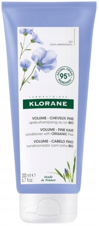 Klorane Odżywka z organicznym lnem 200 ml