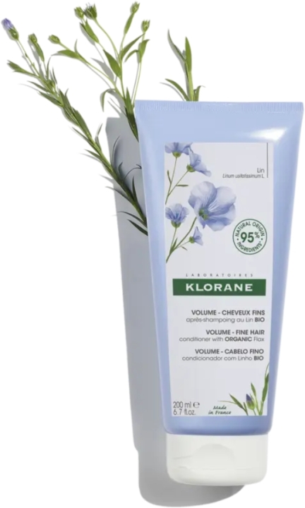 Klorane Odżywka z organicznym lnem 200 ml