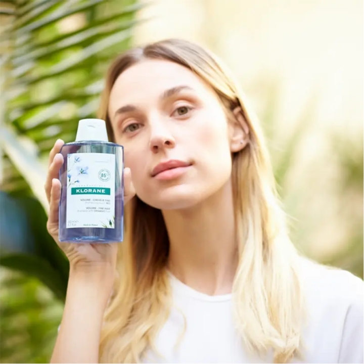 Klorane Szampon do mycia włosów z organicznym lnem 200 ml