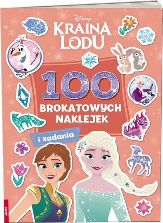 Kraina Lodu 100 Brokatowych naklejek