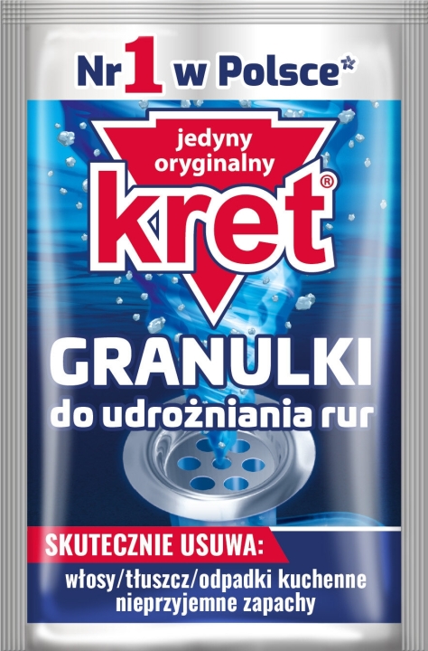 Kret Granulki do udrożniania rur 30 saszetek