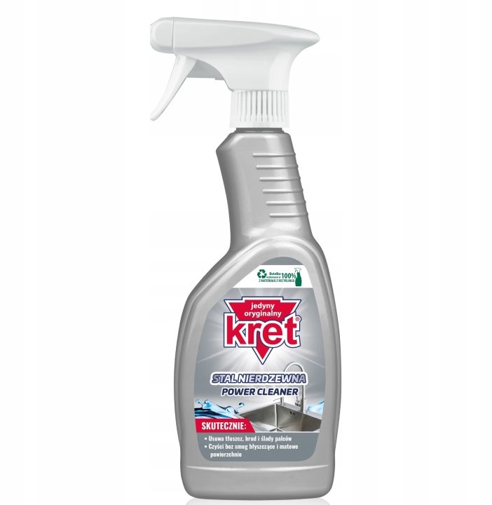 Kret Płyn czyszczenia stali nierdzewnej i okapów 500ml