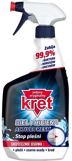 Kret Płyn do czyszczenia biel i higiena Active Fresh 620ml