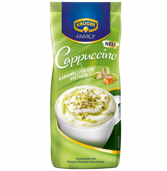 Kruger Family Cappuccino smak pistacja-karmel 500 g