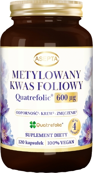 Kwas Foliowy 600ug 120kaps.