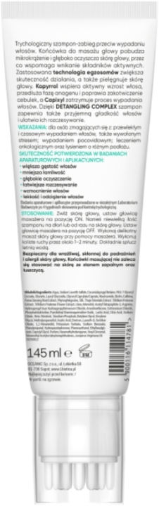 L'Biotica Biovax Trychologic Wypadanie I Gęstość Szampon-zabieg do włosów i skóry głowy, 145 ml