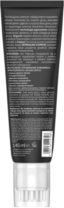 L'Biotica Biovax Trychologic Wypadanie I Gęstość Szampon-zabieg do włosów i skóry głowy men 145 ml