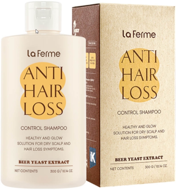 LAFERME ANTI HAIR LOSS Control Szampon do włosów, 300 ml