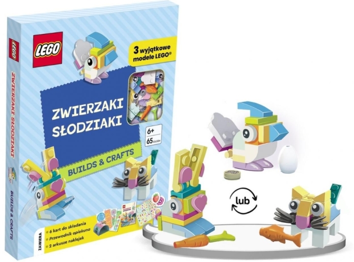 LEGO BOOKS. BUILD & FOLD CRAFTS Zwierzaki Słodziaki
