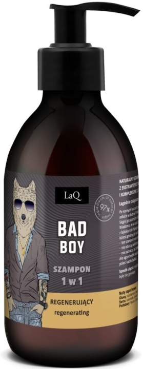 LaQ Bad Boy szampon regenerujący 1w1 300 ml