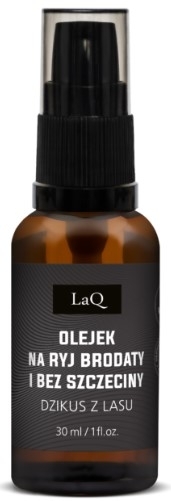 LaQ DZIKUS Z LASU czarny mat olejek po goleniu i do brody 30 ml