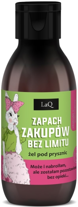 LaQ Kiwi i winogrona Zapach zakupów bez limitu, żel pod prysznic, 100ml