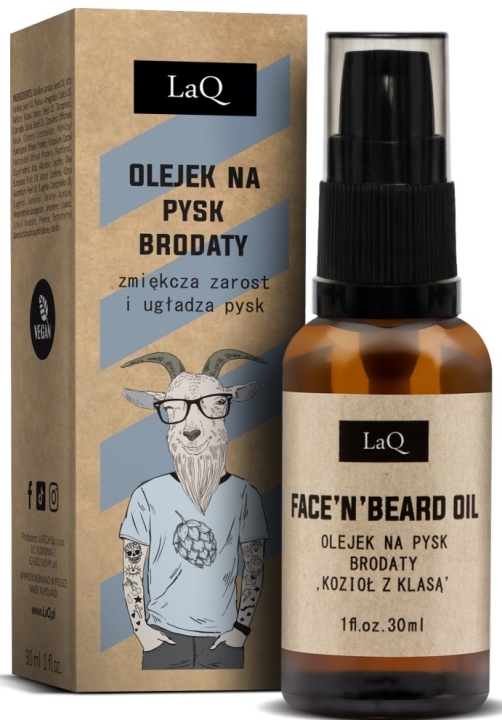 LaQ Kozioł z Poznania olejek do brody i po goleniu 30 ml
