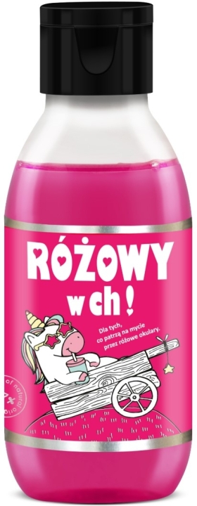 LaQ Mini Shots! RÓŻOWY W CH! SILVER: żel pod prysznic 100ml