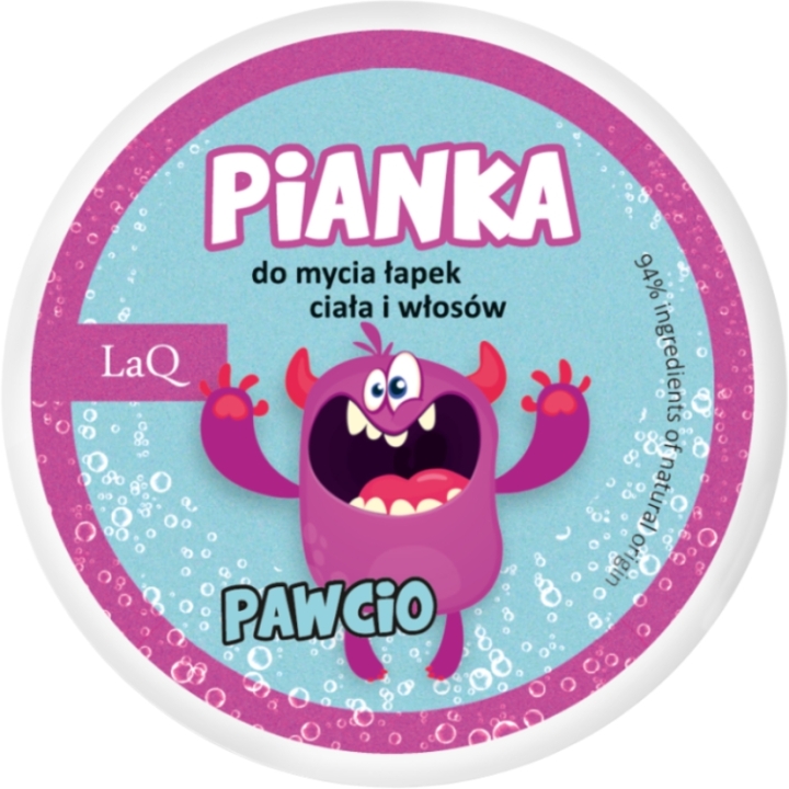 LaQ NIEBIESKA pianka do mycia łapek - PAWCIO 20g