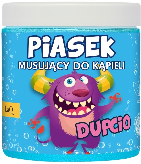 LaQ NIEBIESKI Piasek musujący do kąpieli DUPCIO
