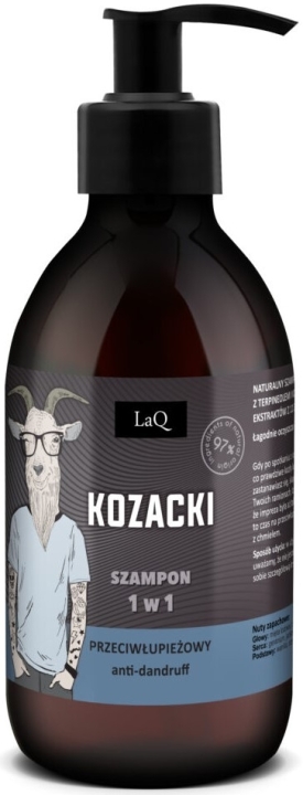 LaQ Przeciwłupieżowy szampon dla facetów 1w1 Kozioł z Klasą 300ml