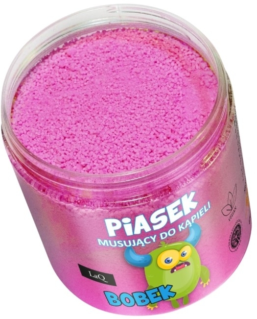 LaQ RÓŻOWY Piasek musujący do kąpieli BOBEK