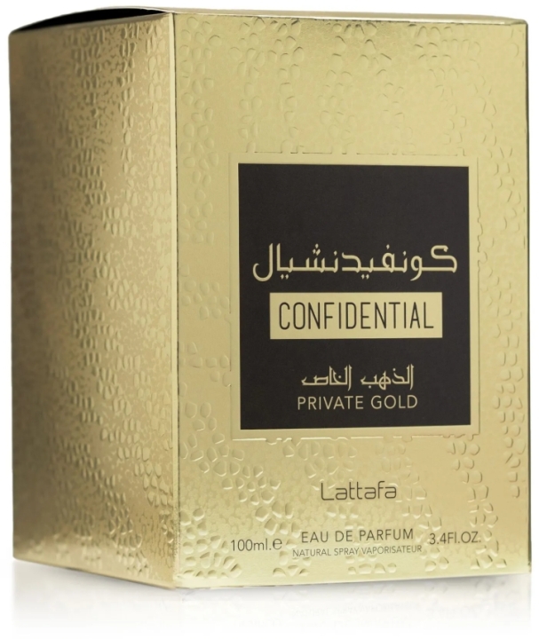 Lattafa Confidential Private Gold Eau De Parfum woda perfumowana 100ml