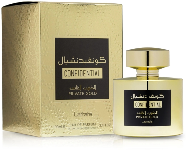 Lattafa Confidential Private Gold Eau De Parfum woda perfumowana 100ml