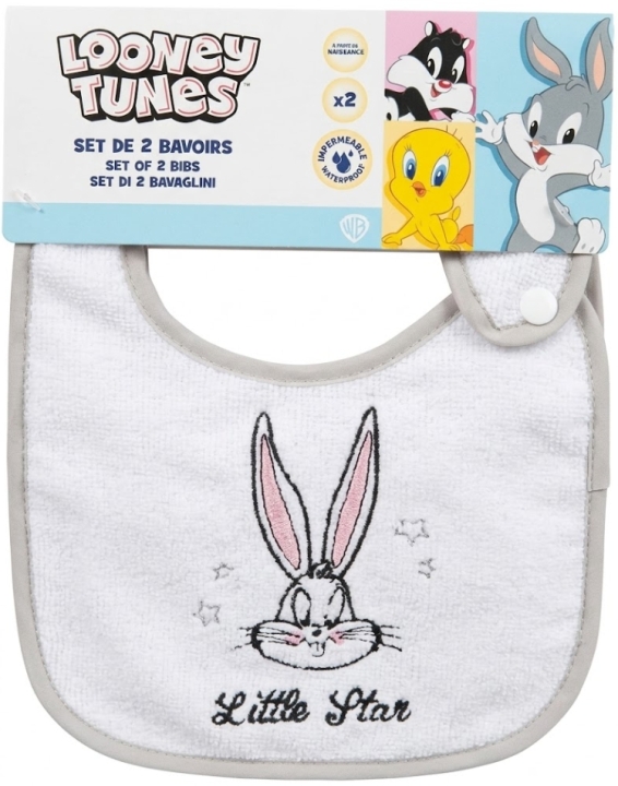 Looney Tunes Zestaw 2 śliniaków 1 sztuka