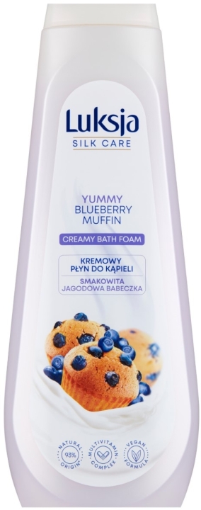 Luksja Płyn do kąpieli smakowita jagodowa babeczka 900 ml