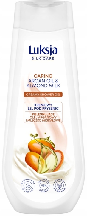 Luksja Żel pod Prysznic Olej Arganowy i Mleczko Migdałowe 500 ml
