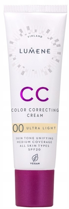 Lumene Korygujący podkład CC 00 Ultra Light SPF 20 30 ml