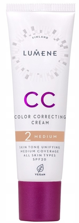 Lumene Korygujący podkład CC 2 Medium SPF 20 30 ml