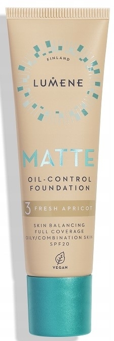 Lumene Podkład matujący MATTE 3 Fresh Apricot SPF 20 30 ml