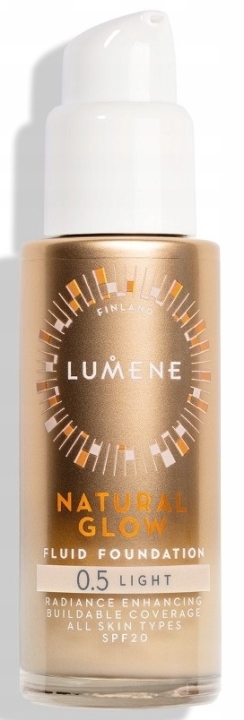 Lumene Podkład rozświetlający NATURAL GLOW 0.5 Light SPF 20 30 ml
