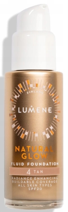 Lumene Podkład rozświetlający NATURAL GLOW SPF 20 4 Tan 30 ml