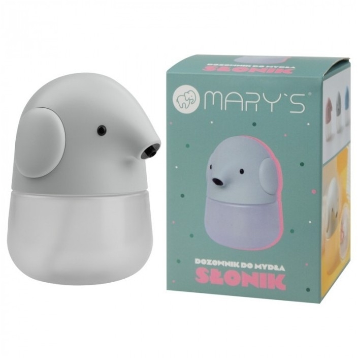 MARY'S dozownik do mydła Słonik szary 1 sztuka