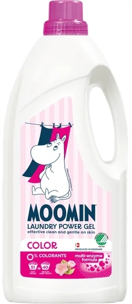 MOOMIN Żel do prania tkanin kolorowych 1800 ml