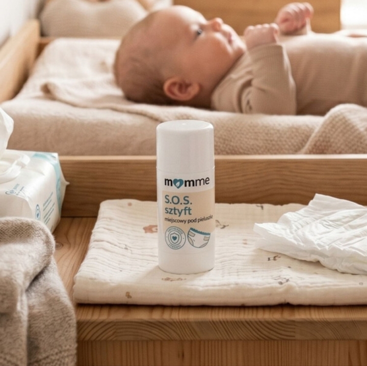 MomME SOS sztyft miejscowy pod pieluszkę 30 g